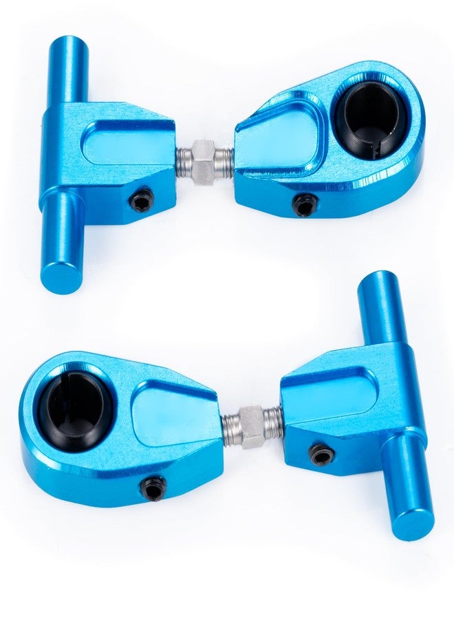 MORFUM RC Aluminum Alloy TT02 Adjustable Front Upper Suspension Arms Swing Arm Set Compatible with Tamiya TT02 TT02B 1/10 RC On Road Touring Car Upgrade Parts - Image 1
